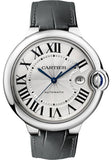 Cartier Ballon Bleu de Cartier 42 MM Watch - 42.1 mm Steel Case - Black Alligator Strap - W69016Z4