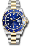 Rolex Steel and Gold Submariner Date Watch - Blue Bezel - Blue Dial - 2020 Release - 126613LB
