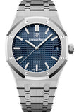 Audemars Piguet Royal Oak Selfwinding Watch -  41mm - Stainless Steel - Blue Dial - Calibre 4302 - 15500ST.OO.1220ST.01