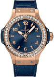 Hublot Big Bang Gold Blue Diamonds Watch-361.PX.7180.LR.1204