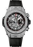 Hublot Big Bang Unico Titanium Pave Watch-411.NX.1170.RX.1704