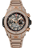 Hublot Big Bang Unico King Gold Pave Bracelet Watch-411.OX.1180.OX.3704
