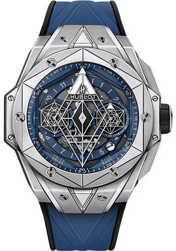 Hublot Big Bang Sang Bleu II Titanium Blue Watch - 45 mm - Blue Dial Limited Edition of 200-418.NX.5107.RX.MXM20