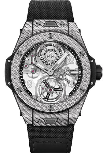 Hublot Big Bang Tourbillon Automatic Carbon Watch - 45 mm - Sapphire Dial-419.YS.0170.NR