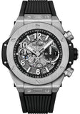 Hublot Big Bang Unico Titanium Watch - 44 mm - Black Skeleton Dial - Black Rubber Strap-421.NX.1170.RX