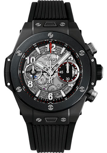 Hublot Big Bang Unico Black Magic 42mm Watch - 42 mm - Black Skeleton Dial-441.CI.1170.RX