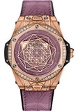 Hublot Big Bang One Click Sang Bleu King Gold Pink Diamonds Watch - 39 mm - And Pink Dial Limited Edition of 100-465.OS.89P8.VR.1204.MXM20
