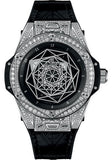Hublot Big Bang Sang Bleu Steel Pave Watch-465.SS.1117.VR.1704.MXM18