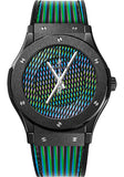 Hublot Classic Fusion Cruz Diez Ceramic Watch - 45 mm - Cruz Diez Dial Limited Edition of 100-511.CX.8900.VR.CZD19