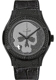 Hublot Classic Fusion Skull Black Full Pave Watch-511.ND.9100.LR.1700.SKULL
