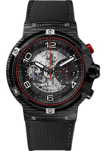Hublot Classic Fusion Ferrari GT 3D Carbon Watch - 45 mm - Sapphire Crystal Dial-526.QB.0124.VR