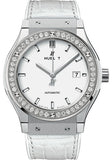 Hublot Classic Fusion Titanium White Diamonds Watch-542.NE.2010.LR.1204