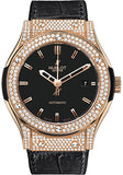 Hublot Classic Fusion Gold Diamonds Watch-542.PX.1180.LR.1704