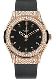 Hublot Classic Fusion Gold Pave Watch-542.PX.1180.RX.1704