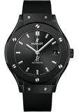 Hublot Classic Fusion Black Magic Watch - 38 mm - Black Dial - Black Lined Rubber Strap-565.CM.1470.RX