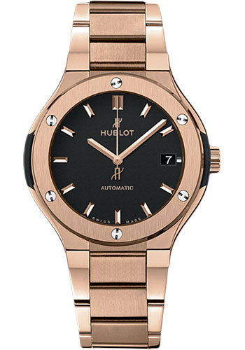 Hublot Classic Fusion King Gold Bracelet Watch-568.OX.1180.OX