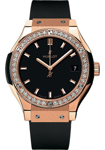 Hublot Classic Fusion King Gold Diamonds Watch-581.OX.1181.RX.1104