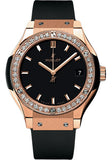 Hublot Classic Fusion King Gold Diamonds Watch-582.OX.1180.RX.1204