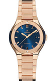 Hublot Classic Fusion Blue King Gold Bracelet Watch-585.OX.7180.OX