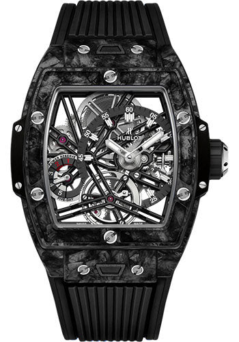 Hublot Spirit Of Big Bang Tourbillon Carbon Black Watch 42 mm Sapp Mac Time Chicago