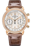 Patek Philippe Complications Chronograph - Rose Gold - Silvery Opaline Dial - 7150/250R-001