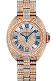 Cartier Cle de Cartier Watch - 35 mm Pink Gold Diamond Case - Pink Gold Diamond Dial - Diamond Bracelet - HPI01040