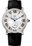 Cartier Rotonde De Cartier Calendar Aperture and Power Reserve Watch - 40 mm Steel Case - W1556369