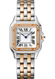 Cartier Panthere de Cartier Watch - 27 mm Steel And Pink Gold Case - Diamond Bezel - W3PN0007