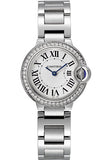 Cartier Ballon Bleu de Cartier Watch - 28 mm Steel Case - Diamond Bezel - W4BB0015