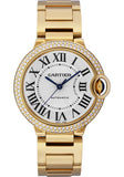 Cartier Ballon Bleu de Cartier Watch - Medium Yellow Gold Case - Diamond Bezel - WE9004Z3