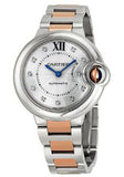 Cartier Ballon Bleu de Cartier Watch - 33 mm Steel Case - Pink Gold And Steel Bracelet - WE902061