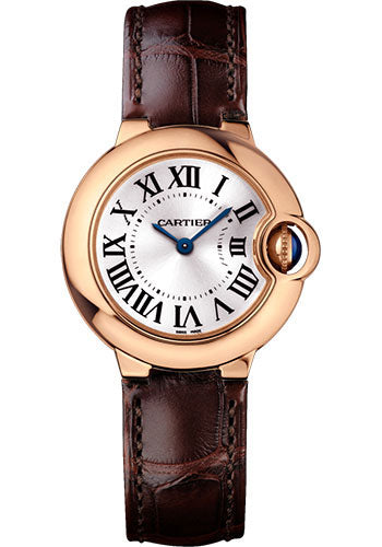 Shop Cartier Ballon Bleu de Cartier Rose Gold Watch