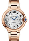 Cartier Ballon Bleu de Cartier Watch - 40 mm Rose Gold Case - Silvered Dial - Interchangeable Bracelet - WGBB0039