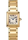 Cartier Tank Francaise Watch - 25 mm Yellow Gold Case - WGTA0031