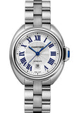 Cartier Cle de Cartier Watch - 31 mm Steel Case - Silver Dial - WSCL0005